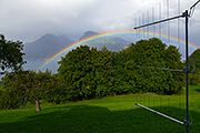 antennen und regenbogen